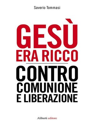 cover image of Gesù era ricco